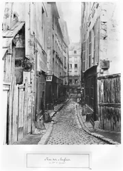 Rue des Anglais, od Boulevard Saint-Germain, Paryż, 1858-78